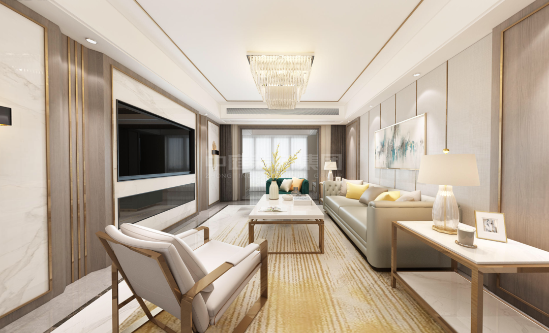 碧水天和128m&sup2;現(xiàn)代風(fēng)格案例